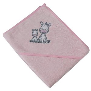 EKO dětský ručník zebra-růžová