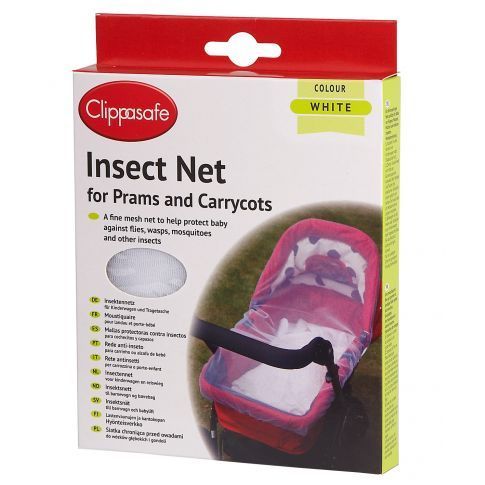 Clippasafe síť proti hmyzu na kočárek-White