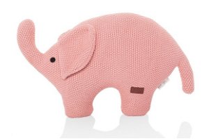 ZOPA Pletená hračka Slon-Pink