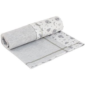 Esito letní dětská deka dvojitá bavlna Měsíček-šedá