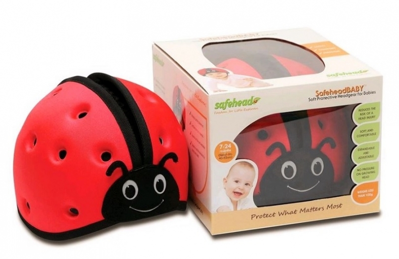 Safehead BABY ochranná helma-červená