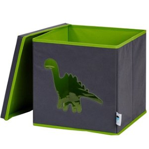 Store It box na hračky s okénkem-dinosaurus