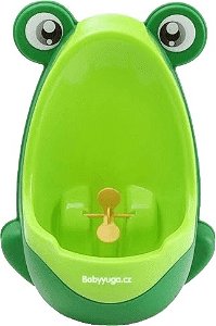 BABY YUGA Dětský pisoár žába-Zelený