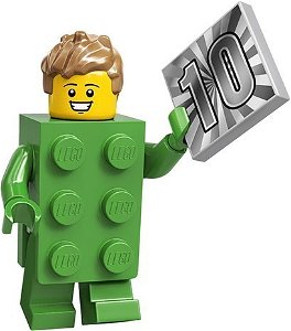 LEGO 71027 Minifigurky 20. série Kostým zelená kostka (13.)