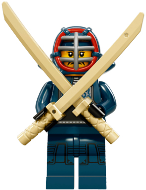 LEGO 71011 Minifigurky - 15. série - 12 - Bojovník Kendo