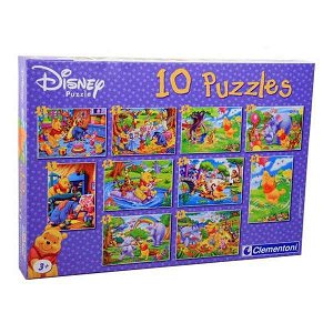 Puzzle Disney 10 x Puzzle, vel. 60 dílků