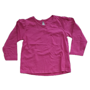 Dívčí triko s dlouhým rukávem, vel. 98, vel. 98, Růžová