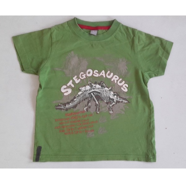 Chlapecké tričko Stegosaurus TU, vel. 98, vel. 98, Zelená