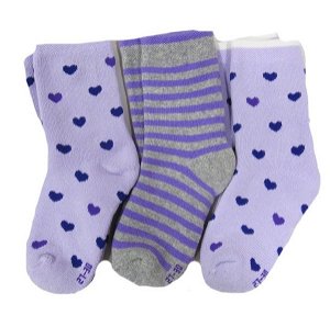 Dívčí froté termo ponožky Sockswear 3páry (54850a), vel. 35-38, Lila