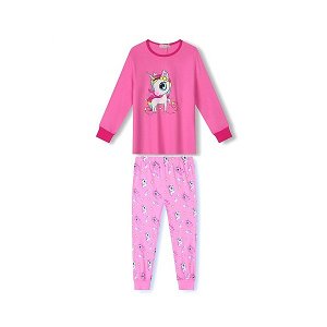 Dívčí pyžamo Kugo (MP1759), vel. 98, tm. růžová