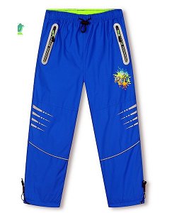 Dětské zateplené kalhoty Kugo (DK7121), vel. 128, Modrá