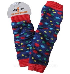 Návleky Design socks, vel. 104, tm. modrá