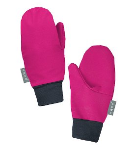 Unuo, Dětské softshellové rukavice s fleecem Tap, Fuchsiová Velikost: S, vel. L