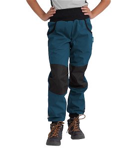 Unuo, Dětské softshellové kalhoty s fleecem Street Strong, Kobaltová Velikost: 104/110, vel. 146/152