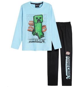 Chlapecké pyžamo Minecraft (fuk54826), vel. 116, modro-černá