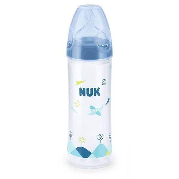 Dětská láhev NUK Active Cup 300 ml kluk, Modrá