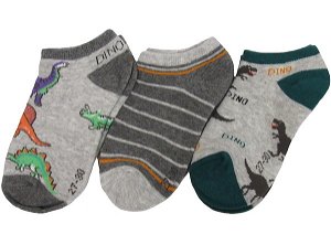 Chlapecké kotníkové ponožky Sockswear 3 páry  (56515), vel. 27-30, šedá
