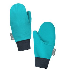 Unuo, Dětské softshellové rukavice s fleecem Tap, Sv. Smaragdová Velikost: M, vel. L