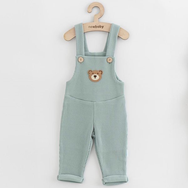 Kojenecké lacláčky New Baby Luxury clothing Oliver šedé, vel. 74 (6-9m), Zelená