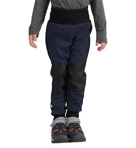 Unuo, Batolecí softshellové kalhoty s fleecem Street Strong, Tm. Modročerná Velikost: 80/86, vel. 92/98