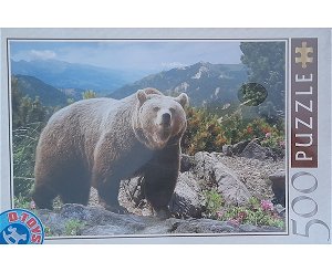 Puzzle Medvěd, vel. 500 dílků