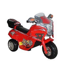 Dětská elektrická motorka Baby Mix RACER červená, Červená