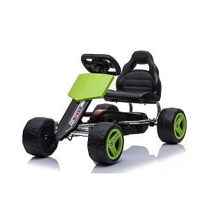 Dětská šlapací motokára Go-kart Baby Mix Speedy zelená, Zelená