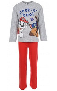 Dětské pyžamo Tlapková Patrola (hu2031), vel. 98, šedo-červená