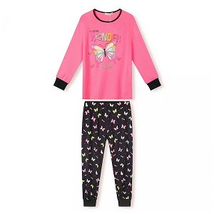 Dívčí pyžamo Kugo (MP3788), vel. 122, Růžová