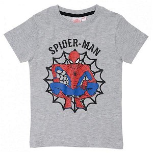 Chlapecké triko Spiderman (Erv35686), vel. 92, šedá
