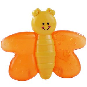 Chladící kousátko Baby Mix Motýlek, Žlutá