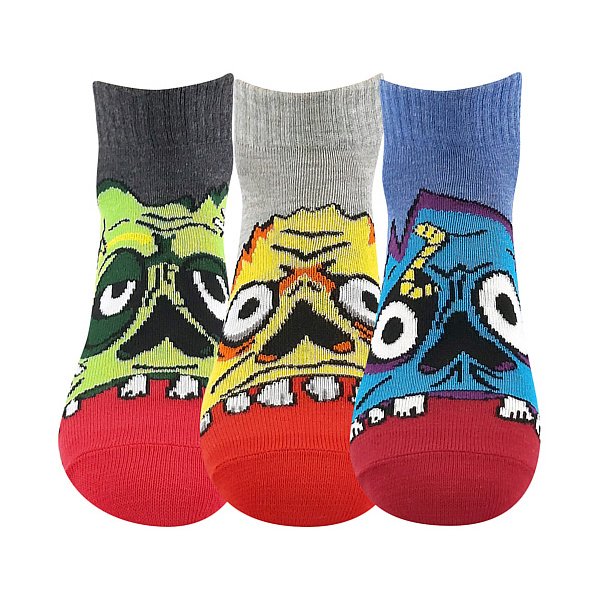 Dětské ponožky Boma 3 páry (Zombik221), vel. 25-29, barevná