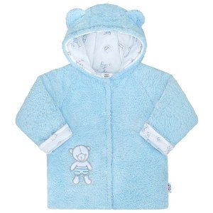 Zimní kabátek New Baby Nice Bear modrý, vel. 68 (4-6m), Modrá