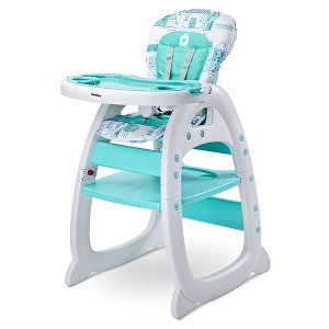 Jídelní židlička CARETERO HOMEE mint, Zelená
