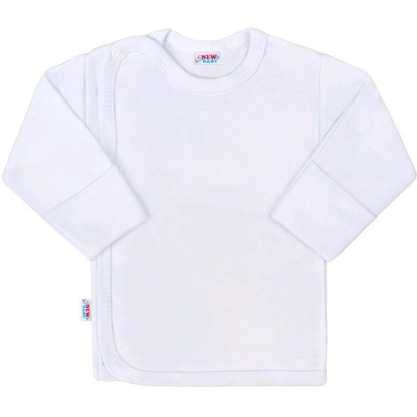 Kojenecká košilka New Baby Classic II tmavě modrá, vel. 68 (4-6m), Bílá