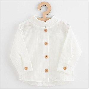 Kojenecká mušelínová košile New Baby Soft dress mátová, vel. 62 (3-6m), Béžová