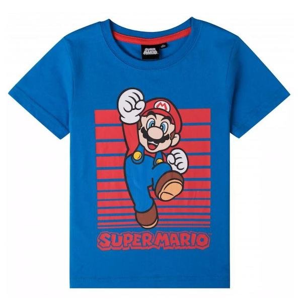 Chlapecké triko Super Mario (Fuk 053a), vel. 110, Modrá