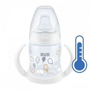 Skleněná kojenecká láhev NUK New Classic 240 ml white, Bílá
