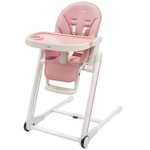 Jídelní židlička Muka NEW BABY dusty pink, Růžová