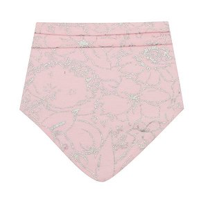 Kojenecký bavlněný šátek na krk New Baby NUNU růžový S, vel. M, Růžová
