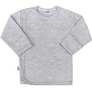 Kojenecká košilka New Baby Classic II tmavě modrá, vel. 62 (3-6m), šedá