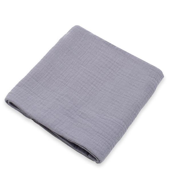 Dětská mušelínová deka New Baby grey, šedá