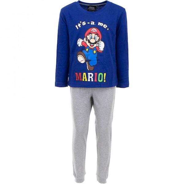 Chlapecké pyžamo Super Mario (2001), vel. 98, Modrá