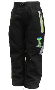 Chlapecké softshellové kalhoty Kugo zateplené (HK2512), vel. 116, černá
