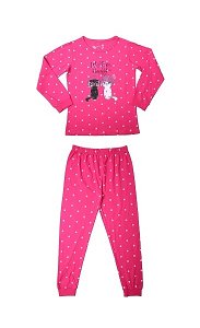 Dívčí pyžamo Wolf (S2352), vel. 104, tm. růžová