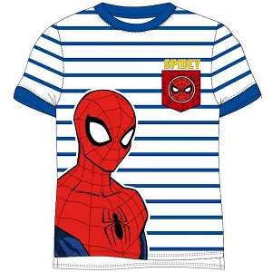 Chlapecké triko Spiderman (em1317), vel. 128, modro-bílá