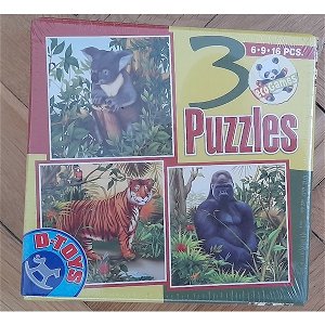 Puzzle Zvířátka, vel. 16 dílků