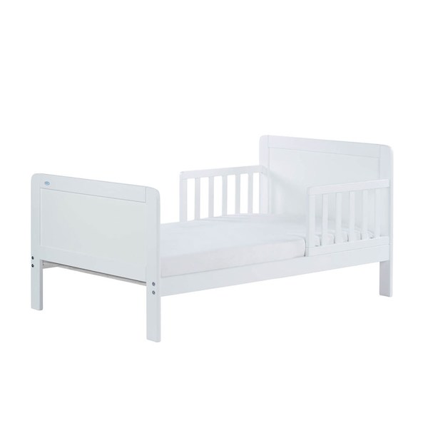 Dětská postel se zábranou Drewex Olek 140x70 cm bílá, Bílá