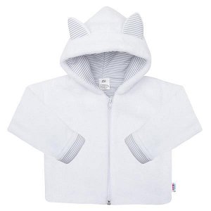 Luxusní dětský zimní kabátek s kapucí New Baby Snowy collection, vel. 56 (0-3m), Bílá