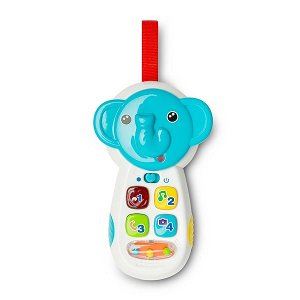 Dětská edukační hračka Toyz telefon slon, Multicolor